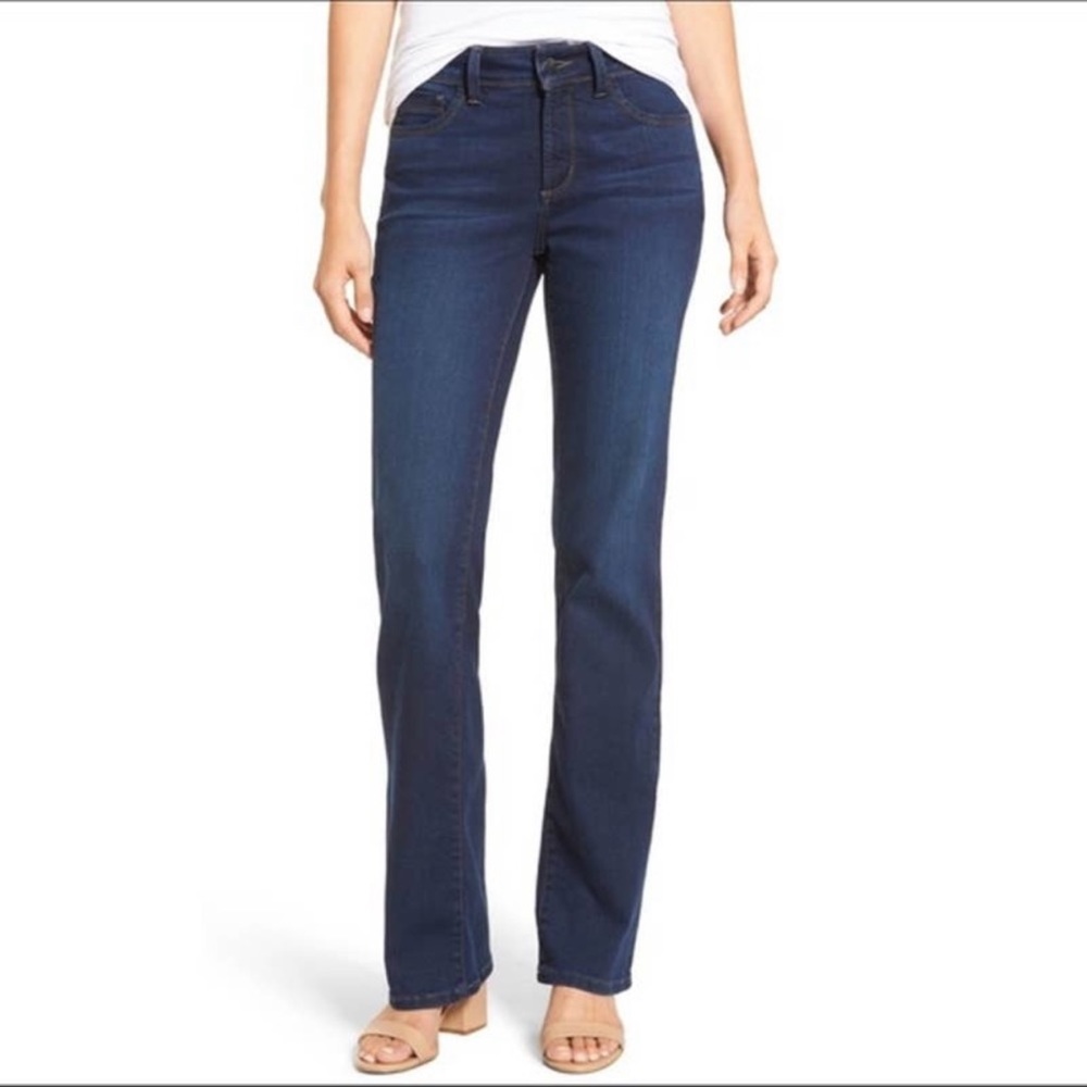 NYDJ Barbara Bootcut Jeans Stretch Dark Wash Size 6